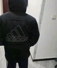 adidas 拒水防泼防风保暖鸭绒羽绒服面包服男女同款阿迪达斯官方   黑色   M 实拍图