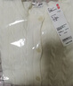 优衣库女装纽花圆领针织开衫/毛衣外套空调衫通勤秋冬新款481477 01 乳白色 M 实拍图