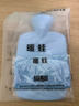 HUGO FROSCH 德国原装进口热水袋加厚斜格纹防爆注水热水袋无异味充水暖水袋 斜格纹1.8L(湖水蓝热水袋+蓝色外套) 实拍图