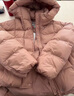 美力城卓沅同款|暖天鹅泡芙鹅绒女装短款保暖外套休闲风潮流韩版新款108 慕斯粉 S （100-110斤） 实拍图