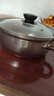 【加高】不锈钢汤锅加厚家用加高煲汤大容量煮粥炖锅 小号【18cm】汤锅+玻璃盖 实拍图