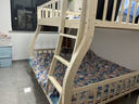 汀煌实木上下床双层床小户型架子上下铺双人子母床两层木床高低儿童床 【爬梯款】上160下180+床垫*2 实拍图