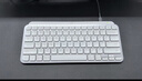 罗技（Logitech）大师系列 MX Keys Mini 简约无线蓝牙 高端办公键盘 智能键盘 背光时尚 超薄便携 浅灰色 实拍图
