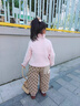G.duck童装女童裤子秋冬加绒儿童毛呢裤加厚保暖宝宝卫裤春秋女孩格子裤 兔子咖色【加绒】 100 建议90-100cm3-4岁 实拍图