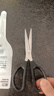 得力(deli)【超级爆款】170mm办公生活家用剪刀 中号剪子手工剪纸刀 办公用品 黑色0603 实拍图