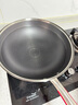 康巴赫炒锅不粘锅316L不锈钢炒菜锅32cm蜂窝平底煎炒锅电磁炉燃气灶通用 实拍图