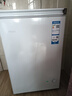 海尔（Haier）100L单温冰柜小型家用小冰柜商用冷藏冷冻两用转换冷柜小冰箱减霜一级能效BC/BD-100GHW9D 实拍图