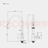 四季沐歌（MICOE）厨房水龙头 洗菜盆冷热抽拉式三功能不锈钢小蛮腰枪灰水槽龙头 实拍图