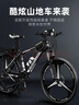金武端自行车成人山地车公路赛车单车骑行变速超轻越野中学生初中青少年 旗舰版-辐条轮-黑白色 26寸21速 实拍图