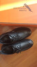 星头啄木鸟男鞋100%全牛皮新款2025秋冬季男士真皮休闲皮鞋透气软皮增高鞋子 星头5801新款黑色 40 实拍图