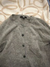 优衣库女装羊绒圆领针织短开衫/25秋冬新款479672 03 灰色 M /160/84A 实拍图