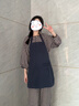 伊孕美双层防辐射服孕妇装围裙上衣服肚兜备孕怀孕期上班女外穿电脑手机 双层-藏青色围裙 均码 晒单实拍图