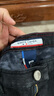 皮尔卡丹（pierre cardin）加绒厚款牛仔裤男宽松直筒修身秋冬季保暖长裤深蓝色 33 实拍图