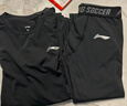李宁（LI-NING）儿童速干衣紧身训练服运动套装滑雪男女冬季打底篮球足球羽毛球服 实拍图