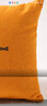 海澜之家（HLA）棉麻抱枕靠枕轻奢超柔简约靠背垫客厅靠枕套含芯纯色靠包沙发靠垫 简约 橙色 枕套+枕芯【45*45cm】 实拍图