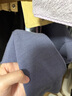 优衣库女装精纺美利奴羊毛圆领针织衫长袖通勤478330 65 宝蓝色 M 实拍图