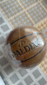 斯伯丁（SPALDING）篮球飞行员06十字型防尘吸湿皮料室内外通用7号成人青少年77-739Y 实拍图