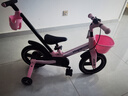 vingro儿童自行车平衡车七合一多功能脚踏车三轮车遛娃神器滑步手推车 3C证25款（元气粉推杆版）1到8岁 12寸 升级版3C认证+欧盟标准认证 实拍图
