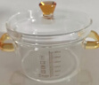 格娜斯玻璃蒸蛋碗宝宝蒸鸡蛋羹双耳隔水炖盅带盖玻璃碗燕窝甜品碗带刻度 实拍图