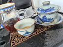 西多米盖碗套装功夫茶具三才茶碗景德镇陶瓷茶杯防烫父亲生日礼物圣诞节 实拍图