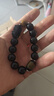 中国黄金招财貔貅手链男黑曜石手串男生日礼物送男友心经护身符周年纪念日 招财貔貅心经黑曜石手串-14mm 实拍图