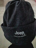JEEP SPIRIT纯棉脖套男士冬季保暖护颈小围脖女士骑车户外防寒围巾防风面罩 深灰（纯棉两用款） 均码 实拍图