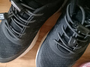 足力健老人鞋中老年轻便休闲散步鞋2431380J 男 黑色 39 实拍图