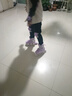 斯威（SWAY）轮滑鞋儿童溜冰鞋男女童初学套装中小学滑轮滑冰旱冰鞋成人直排轮 莫紫八轮全闪+头盔护具+一体支架 L (适合12岁-成人)平时鞋码36-41 实拍图