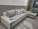 全友家居现代简约家用大户型贵妃转角沙发客厅实木架布艺沙发政府补贴 实拍图