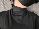 翊尚美半高领打底衫女春秋纯色长袖打底衣女士可外穿新款百搭显瘦上衣 显瘦黑+淡雅白【两件装】 均码 【80-140斤】【多买更划算】 实拍图
