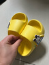 巴布豆儿童拖鞋男女童宝宝软底居家浴室夏季凉拖鞋 黄色 160码 实拍图