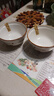 家用釉下彩陶瓷田园风现代风简线花朵4.8英寸碗/7英寸盘餐具套装 简线花朵 4.8英寸碗2个装 实拍图