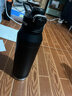 恩尔美（nRMEi）保温保冷杯大容量男士款316不锈钢学生户外骑行便携运动水壶杯子 黑色1000ml【抗菌316/保温保冷】 实拍图