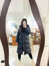 森马（Semir）陈都灵同款羽绒服女90绒长款三防冬宽松连帽外套简约109724113001 实拍图