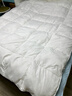 皇朝家私防钻绒系列 白鸭毛羽毛被 冬被 1800g 200*230cm 白色 实拍图