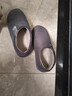 回力纯色全包棉鞋情侣室内外防滑保暖棉拖鞋HLX0233红色38-39码 实拍图