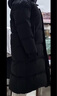 京东京造【高充绒312G】羽绒服男25冬季男女长款过膝连帽外套 黑色 L 实拍图