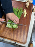 双枪乌金檀木整木菜板 百年龄砧板家用切菜案板抗菌实木菜板50*33*2.5 实拍图