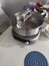 九阳（Joyoung）0涂层IH秒涮电火锅火锅专用锅电锅家用4-8人分体式可拆洗多功能电蒸锅不锈钢电煮锅6L火锅锅GN12 实拍图