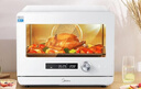 美的（Midea）【国家补贴】空气炸锅蒸烤一体家用电烤箱蒸烤炸一体机S1 20L瀑流蒸汽/不锈钢内胆 PS2001 实拍图