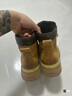 Dickies男士马丁靴高帮时尚男靴工装靴情侣靴男 土黄-加绒 42-男款 实拍图