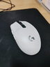 罗技（G）G304 LIGHTSPEED无线鼠标 游戏鼠标 轻质便携 绝地求生FPS鼠标英雄联盟LOL吃鸡 生日礼物 白色 实拍图