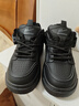 回力冬季新款女鞋厚底板鞋女加绒时尚棉鞋 J575Z 黑色加绒款 37 实拍图