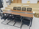 YOE.FTY会议桌长方形简约会议长条桌培训桌办公桌工作台大小型会议室桌椅 2.8*1.3米会议桌 实拍图