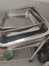 炊大皇 304不锈钢龙虾盘 家用长形托盘餐盘烤鱼盘小吃盘加厚34*25*6cm 实拍图