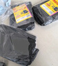 利得平口垃圾袋黑色90*100cm50只单面1.5丝特大号加厚物业袋实惠装 实拍图