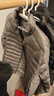 京东京造穿山甲轻薄羽绒服 立领白鸭绒户外秋冬外套短款男 钛灰色 XL 实拍图