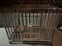 金百特 【不锈钢狗笼子】 金毛狗笼子中大型犬狗笼子宠物狗狗笼子狗屋高档狗别墅 长125*80*105（配6轮激光满焊） 实拍图