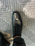 Clarks其乐泰顿系列男士德比鞋布洛克正装商务舒适皮鞋男 黑色 261103508 （加宽楦） 42 实拍图