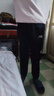 李宁运动裤男士加绒加厚裤子冬季保暖卫裤直筒平口宽松运动休闲长裤 实拍图